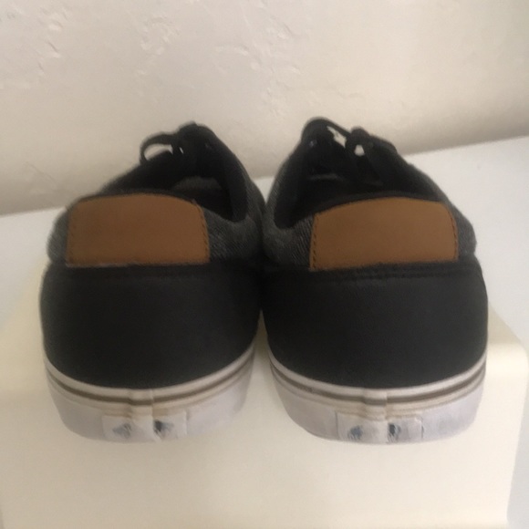 Vans Atwood Deluxe Mens Size 10.5 Black Dachshund Canvas Ortholite Sneaker Shoes - Picture 7 of 16